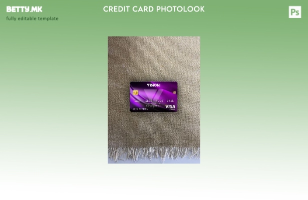 модерен стил Paraguay Vision Banco банка виза класичен шаблон за фотографски изг